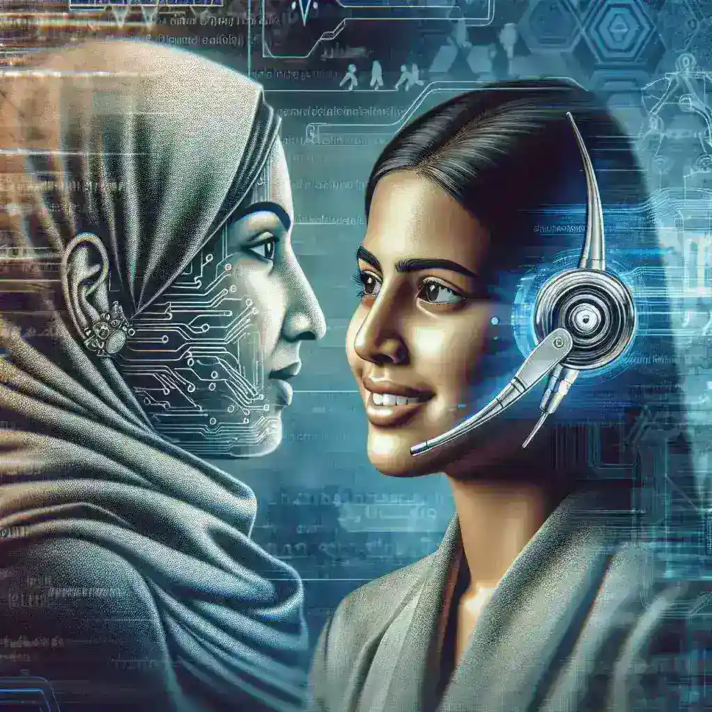 "Dispositivos auditivos modernos con traducción automática en tiempo real, representando el futuro de la comunicación inclusiva y accesible en un entorno multilingüe."